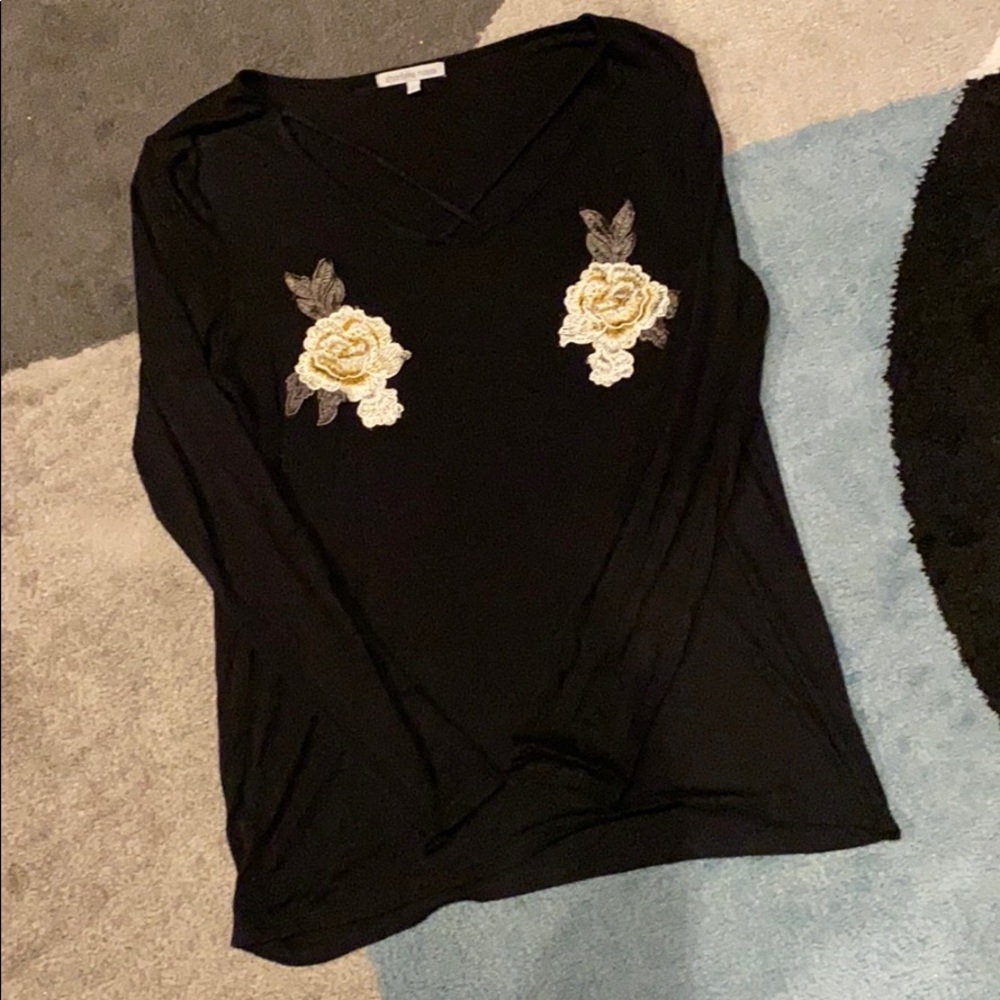 Flower Criss Cross Top